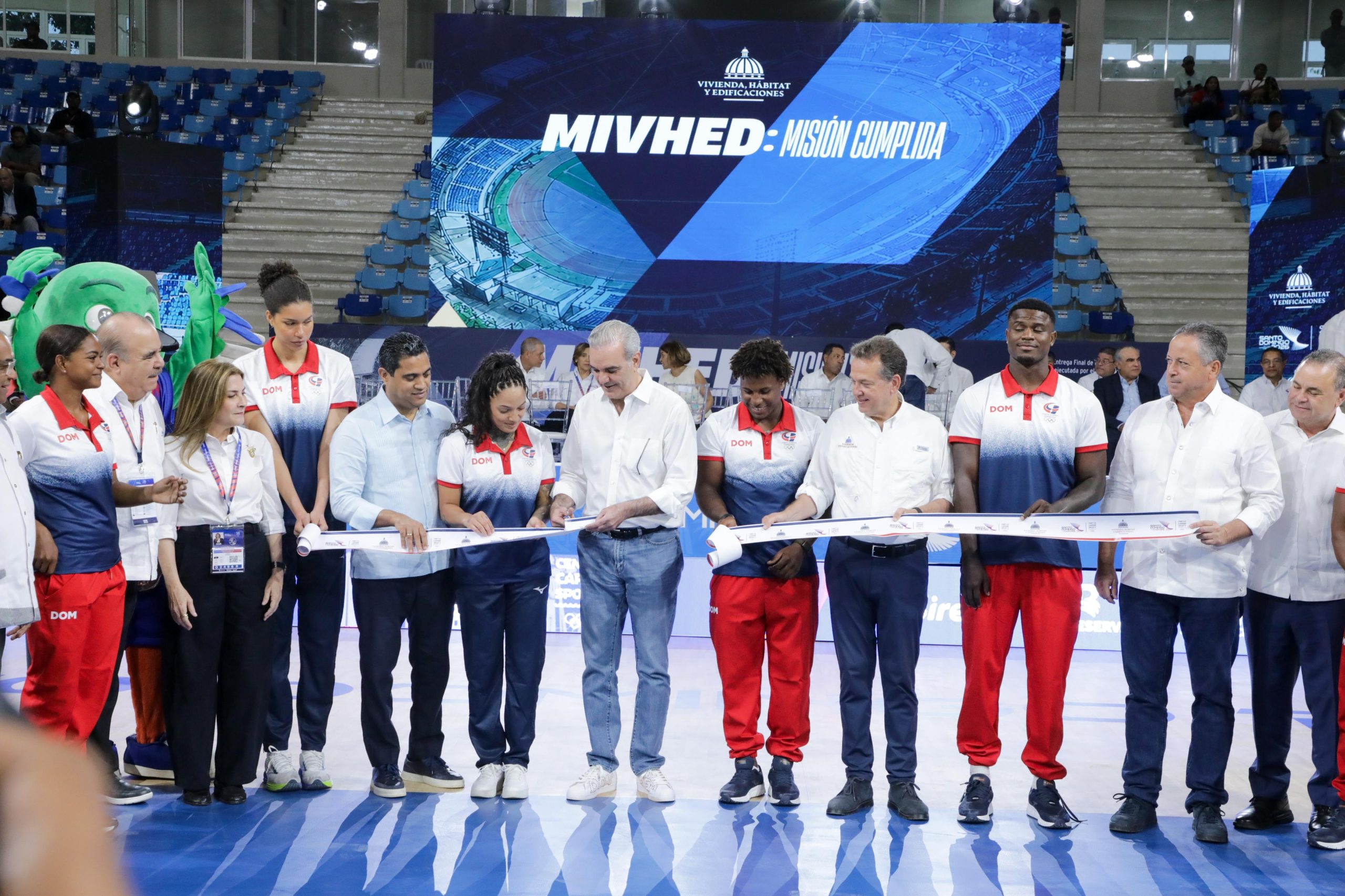 Presidente Abinader inaugura pabellones de voleibol y taekwondo en Centro Olímpico previo a Juegos SD 2026