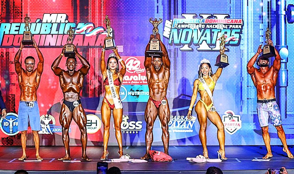Pierre gana dos absolutos en XI campeonato nacional de fisiculturismo y fitness para novatos