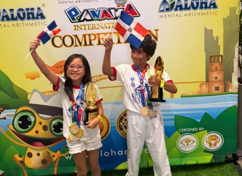RD conquista podio mundial cálculo mental en ALOHA 2026