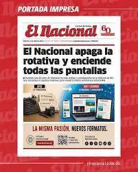 Versión impresa de periódico El Nacional sirvió a mejores intereses de RD