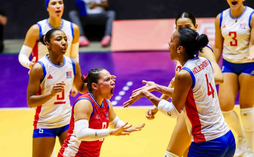 Puerto Rico vence RD y avanza directo a semifinales Voleibol