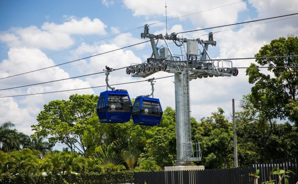 Teleférico de Los Alcarrizos queda temporalmente fuera de servicio por mantenimiento preventivo