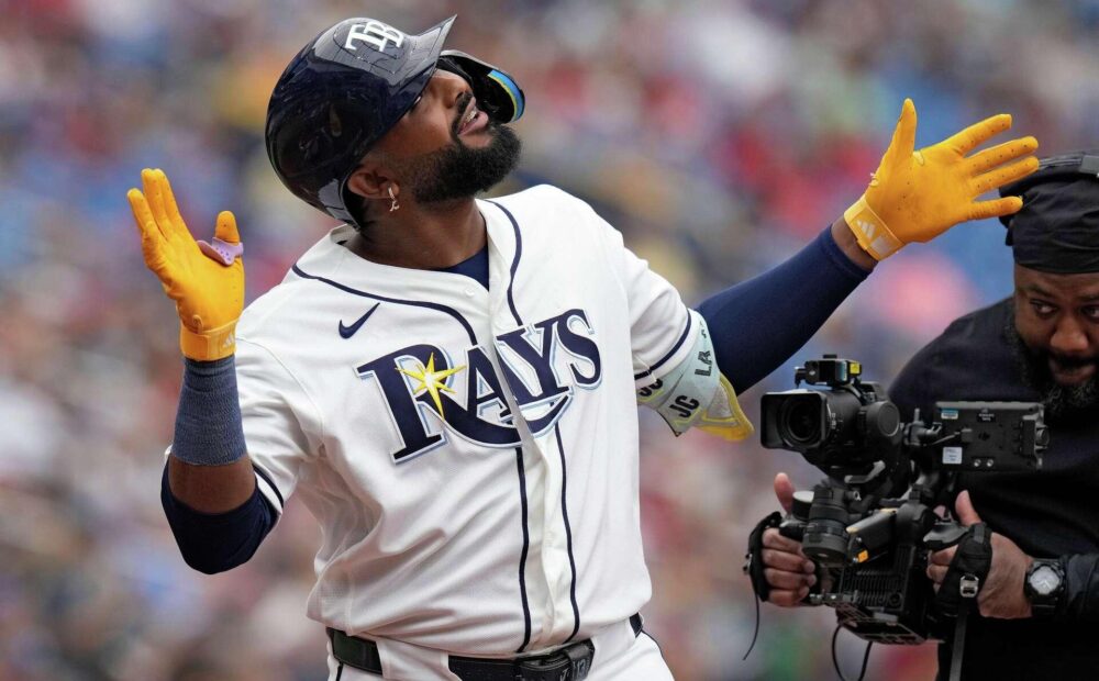 Junior Caminero lucha con Yordan Álvarez cima bateo GL