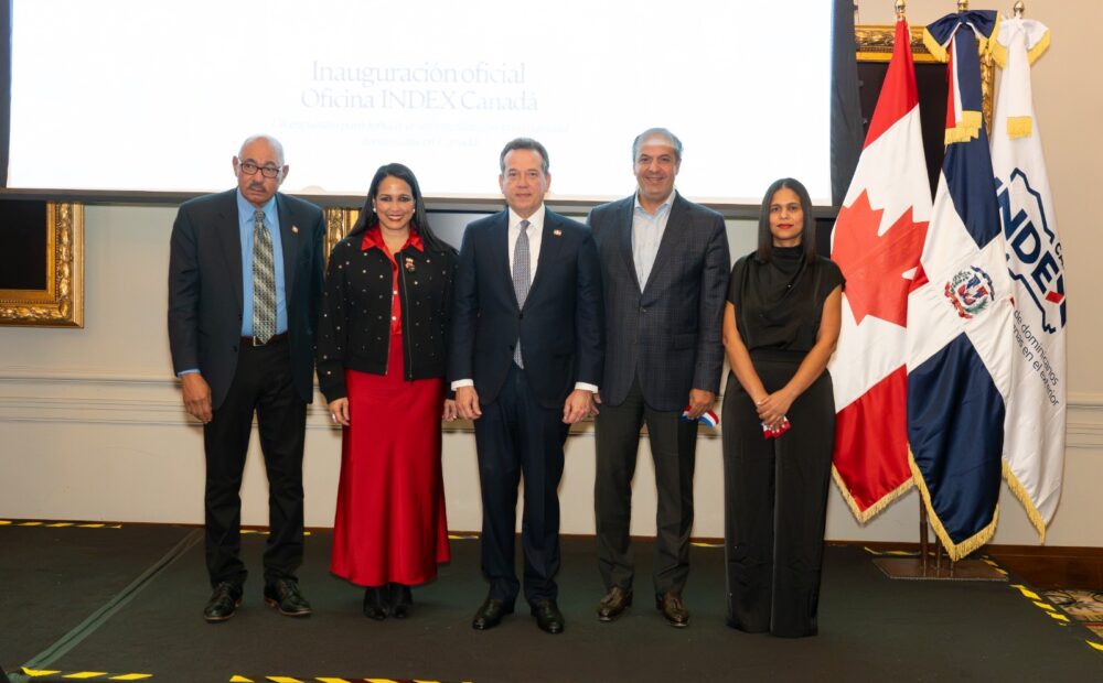 Canciller Bisonó inaugura oficina del INDEX en Canadá para fortalecer vínculos con la comunidad dominicana