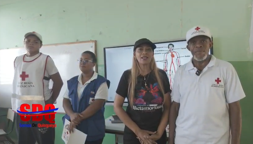 Cruz Roja de Santo Domingo Oeste y el SNTP fortalecen conocimientos en primeros auxilios